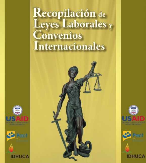 Recopilación de leyes laborales y convenios internacionales.