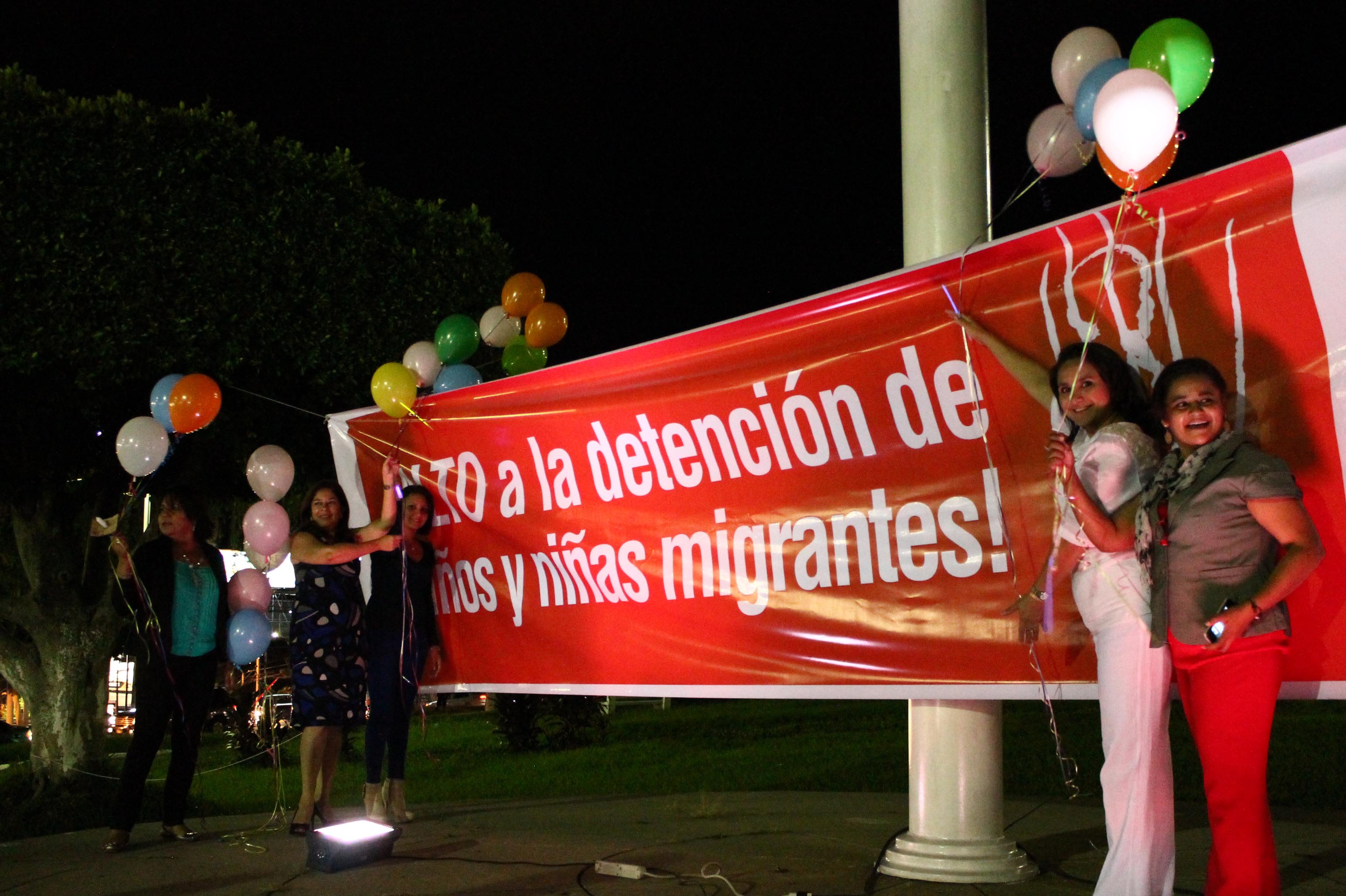 Lanzamiento de campaña Alto a las Detenciones de Niños y Niñas migrantes en El Salvador