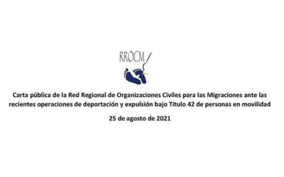 Carta pública de la RRCOM deportación y expulsión bajo Titulo 42_RRCOM