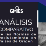 Análisis comparativo de las normas de reclutamiento en países de origen.