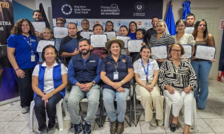 Diecinueve personas emprendedoras migrantes retornadas culminan proceso de fortalecimiento de capacidades en Santa Ana Oeste